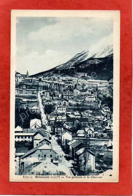 CPA 05 BRIANCON - Vue générale et la Chaussée MONTEREAU