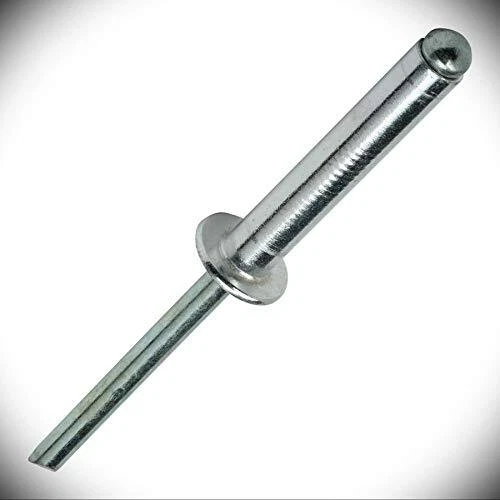 Pop Rivets 1/4 x 1" Size Aluminum Body Steel Mandrel Dome Head Blind Set of 25