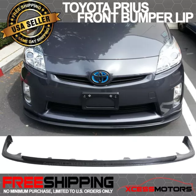 Fits 10-11 Toyota Prius OE Style Unpainted Front Bumper Lip Lower Splitter PU