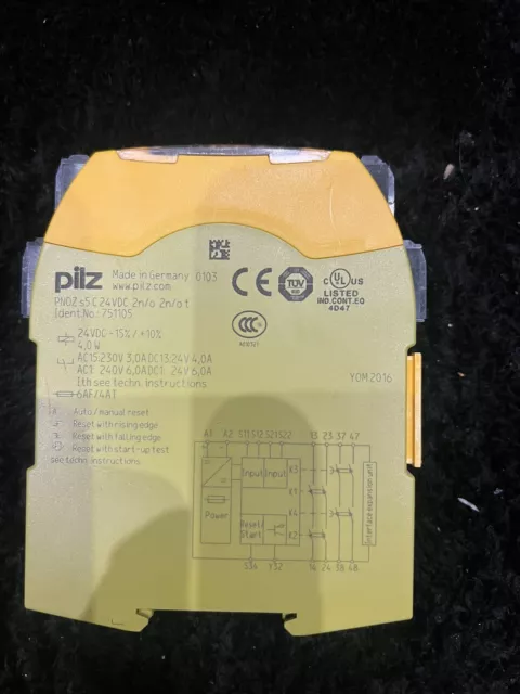 PNOZ s5 C 24VDC 2n/o t 751105 PILZ