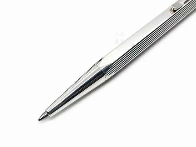 Aurora Permanento Ag925 Sterling Siler Hexagon Ball Point Pen 2