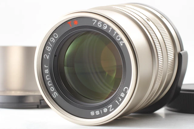 [Mint W / Kapuze] Contax Carl Zeiss Objektiv Sonnar T 90mm F/2.8 für G1 G2 Aus