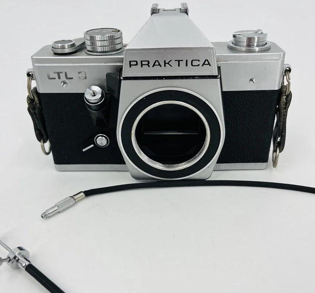Appareil Photo Argentique Praktica LTL 3 + Objectif Cimko 35-100mm F/3.5 - Vendu Pour Pièces/Déco - Allemagne
