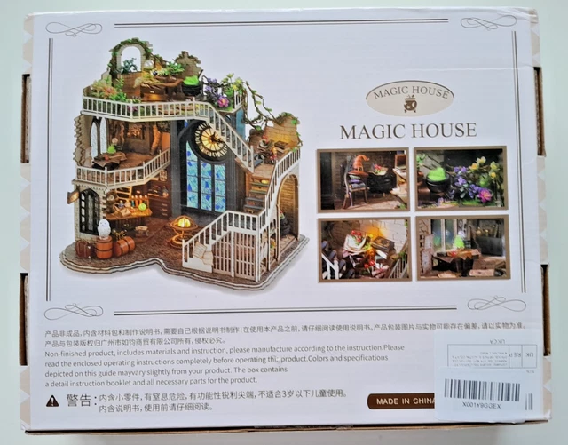 CUTE ROOM &MAGIC House" DIY Miniature Dolls House Kit £40.00 - PicClick UK