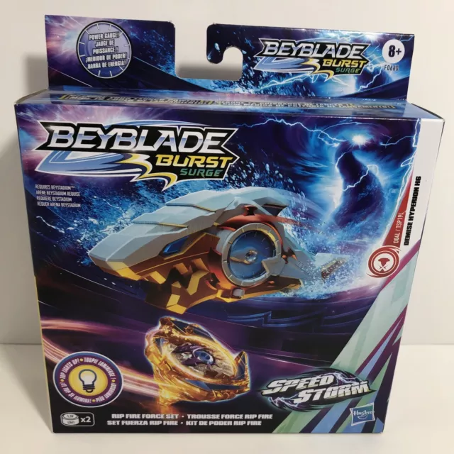 Beyblade Burst Surge Speedstorm Spark Power Set, Includes Top and Launcher