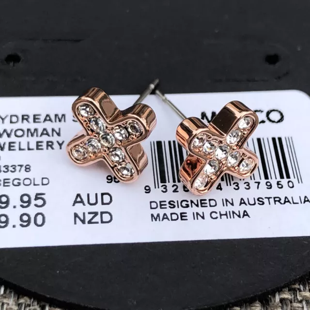 Mimco shop cross earrings