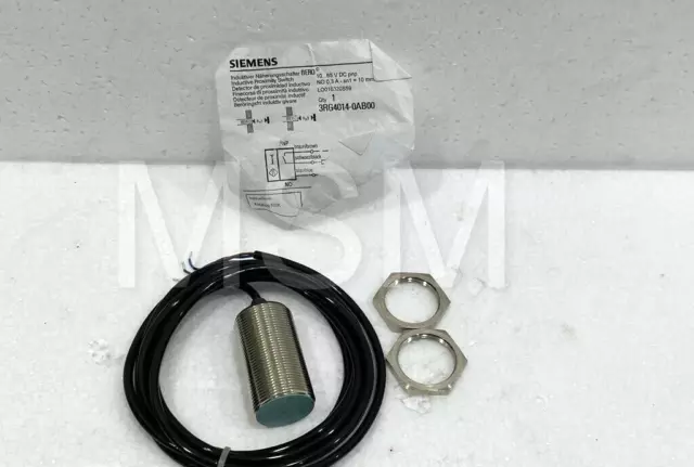 Nuovo sensore interruttore di prossimità induttivo Siemens 3rg4014-0ab00 10-65 Vdc