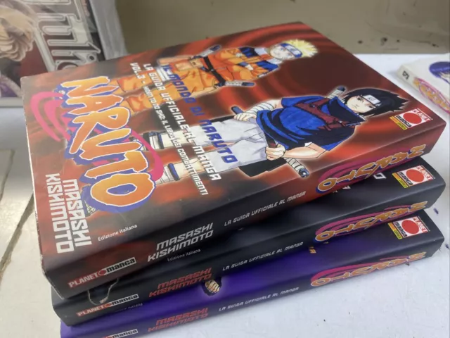 Naruto 1 a 3  La Guida Ufficiale al Manga - Planet Panini -  COMPRO FUMETTI SHOP