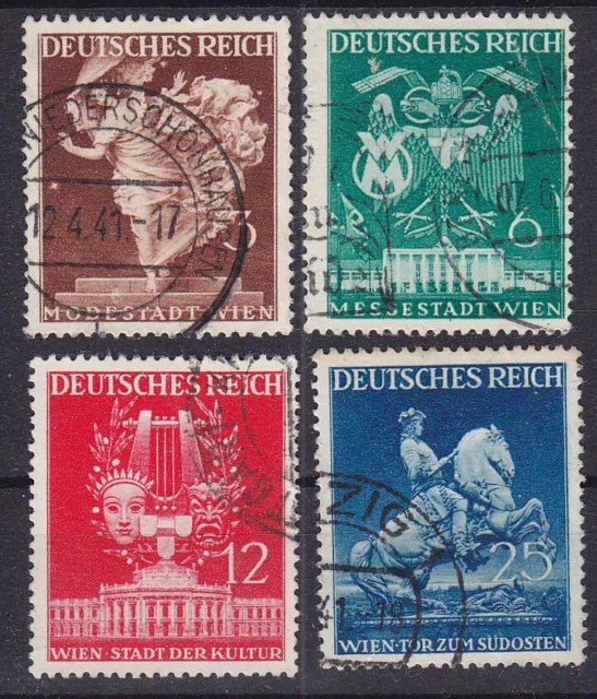 Deutsches Reich 1941  Mi Nr. 768-71 Wiener Messe Verkehr