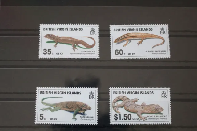Jungferninseln 951-954 postfrisch Reptilien #WR576