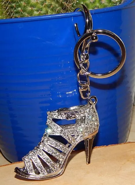 sexy Stiefletten High Heels m.Swarovski*Strass*SCHLÜSSELANHÄNGER TaschenAnhänger