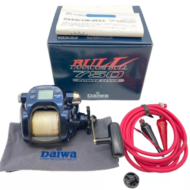 Carrete eléctrico DAIWA TANACOM BULL 750 12v 22,3 km 4,9 horas pesca en agua salada