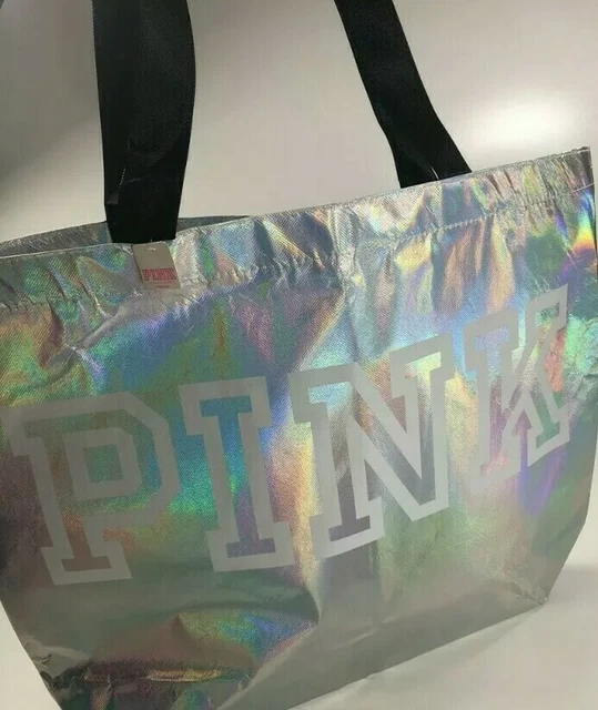 Victoria secret sales pink holographic bag