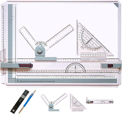 Mesa de dibujo multifuncional para tablero de dibujo métrico A3 con