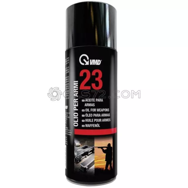 Bomboletta Spray Olio Per Armi 200 Ml Protettivo Lubrificante Pulizia Vmd 23