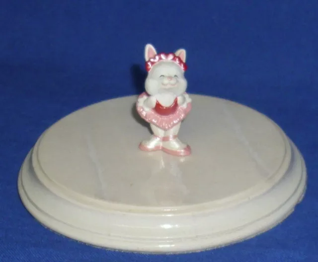 Hallmark Valentine's Day Merry Miniature Bunny 1989 Rabbit Ballerina Pink Tutu