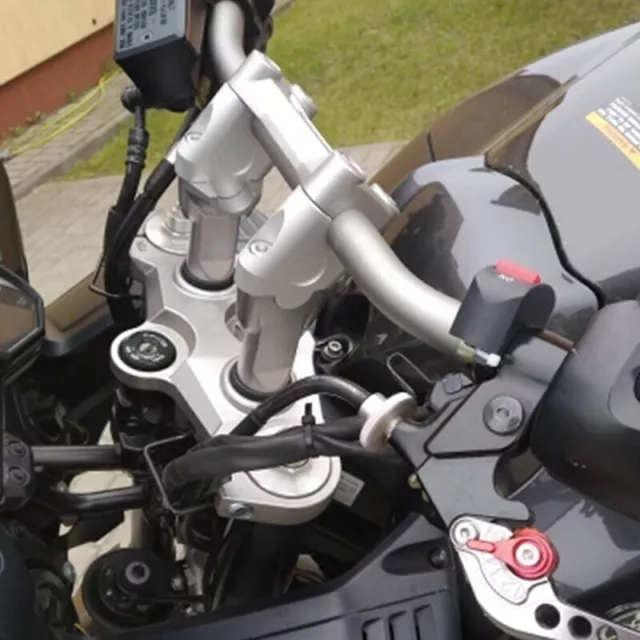 Motorcycle 22mm Handlebar Riser Clamp Back Mount 7/8" Handle Bar Clamp Extend