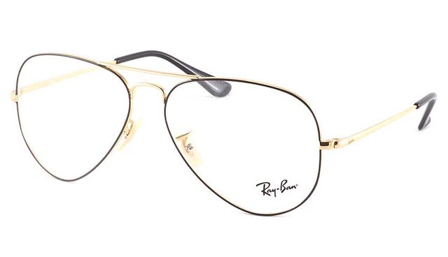 GAFAS DE VISTA Ray Ban RX6489 AVIADOR 2946 GOLD ON TOP BLACK Cal
