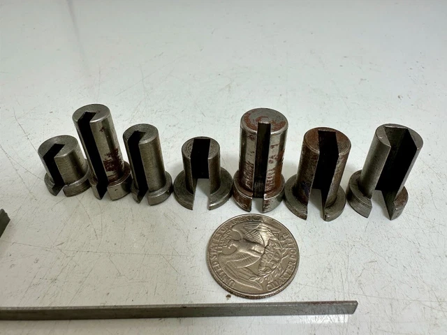 SMALL KEYWAY BROACH BUSHING GUIDES, Collared, .0582 High To 1.1345 High, NO RESV