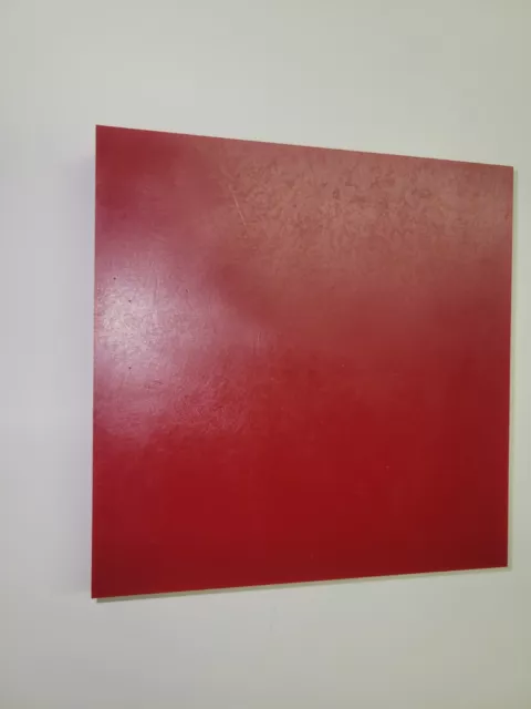 1" x 6" X 6"  URETHANE / POLYURETHANE 95 A RED SHEET