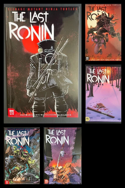 TMNT The Last Ronin 1 2 3 4 5 Comic Lot Set 1st Prints Ninja Turtles IDW VF/NM