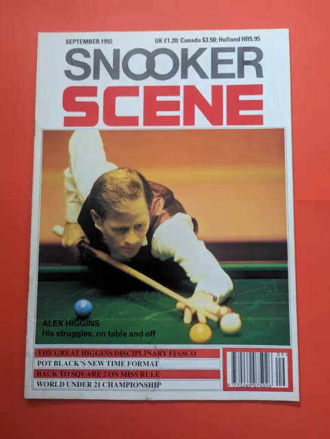 Snooker Scene Magazine September 1992