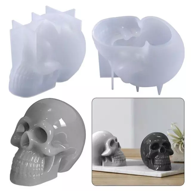 Silicone Mould for DIY Skull Home Decor Resin Craft Mold