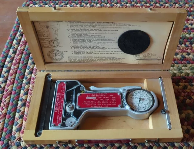 High Quality Aircraft Control Cable Tensiometer Kit, 1/8- 1/4 w/ Instructions 