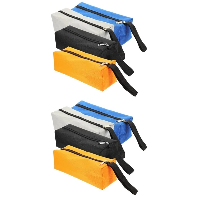 8 pcs Handheld Small Tool Bag Tool Bag Tool Pouches With Zipper