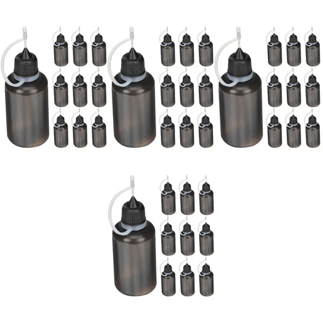 Bouteilles d'applications de collet 40 PCS Bouteilles de pointe à aiguille