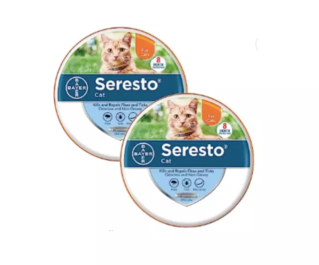 Seresto³ Flea³ and Tick³ Collar³ for Cat 8-month Protection US stock Fast ship
