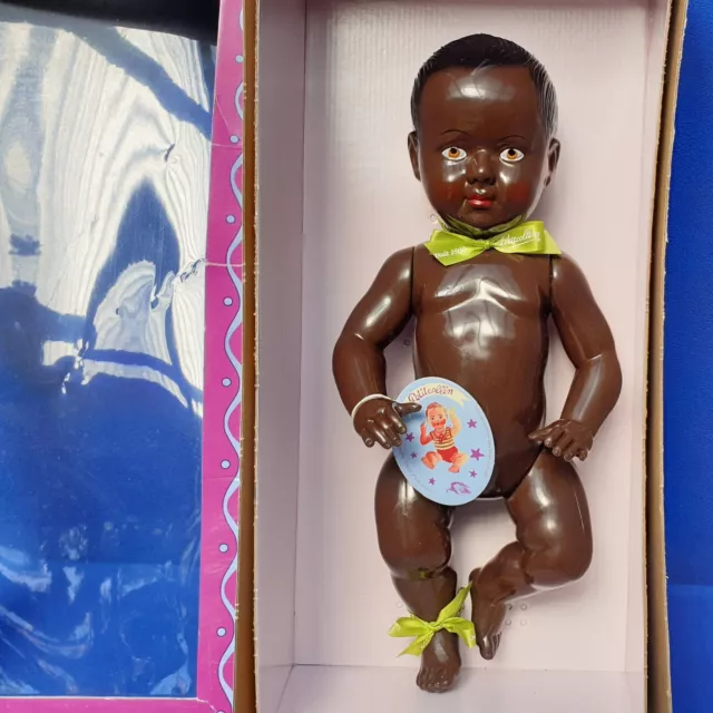 Dunkelhäutige Petitcollin Puppe Doll Ethnic 40 Cm Mit Karton Petit Collin 2
