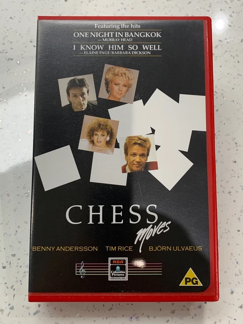 ABBA BENNY BJORN Tim Rice CHESS Moves VHS Video Elaine Paige Musical abba-benny-bjorn-tim-rice-chess-moves-vhs-video-elaine-paige-musical