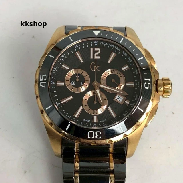 GC Guess Collection Chronograph Watch Mens Brand Timepiece Genuine Rare