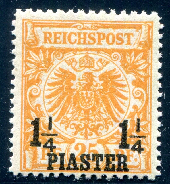 DEUTSCHE KOLONIEN TÜRKEI 1889 9a ** POSTFRISCH ATTEST HARTUNG 3800 EURO(H5829