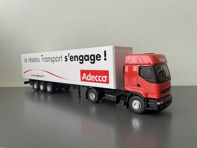 Camion Miniature Eligor Surber - Renault Premium DXi Avec Remorque Chéreau TPS Plein Sud - 1/43 - Neuf