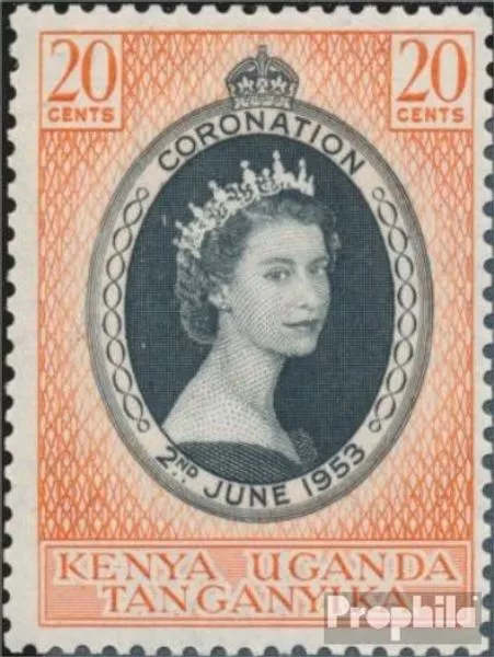 Briefmarken Ostafrikanische Gemeinschaft 1953 Mi 90 Jahrgang 1953 komplett postf