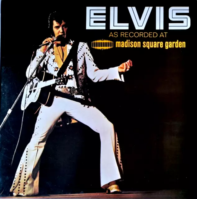 NM/EX ELVIS PRESLEY As Recorded Live At Madison Square Garden VINYL LP  1972 RCA