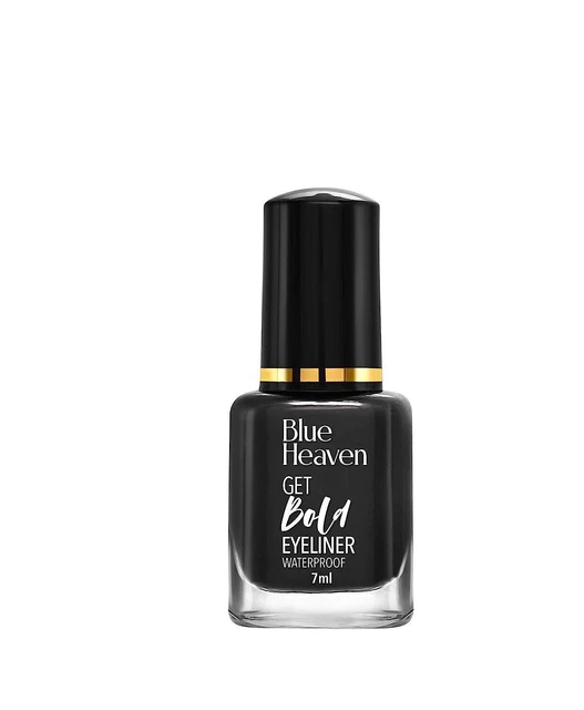 Gel per eyeliner Blue Heaven, finitura opaca, resistente all'acqua (nero 7...