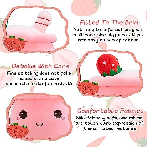Coussin Peluche Kawaii 24cm Peluche Bubble Tea Boba - Coussin Doudou En Forme De Tasse De Thé Au Lait - 24 Cm - Cadeau Kawaii Marron