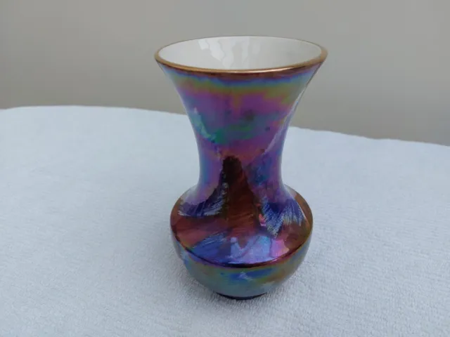 Vintage Deveron Oldcourt Ware Hand Painted Vase