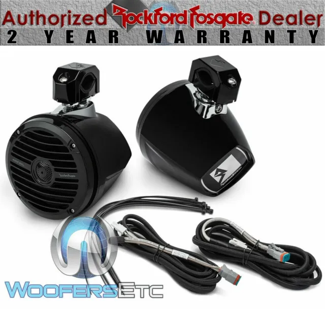 Rockford Fosgate Moto-Rear2 Add-On Rear Speaker Kit For Select Yamaha Yxz Models