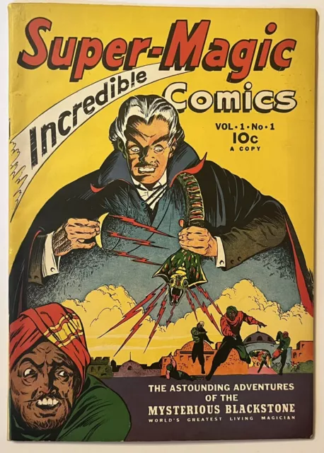 GA Golden Age Super Magic Comics Vol. 1 #1 1st App Blackstone SCARCE (May, 1941)