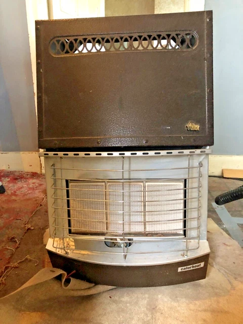 VALOR BUTANE GAS HEATER WITH ESSO 13Kg Gas Bottle (Empty) £39.00 - PicClick  UK