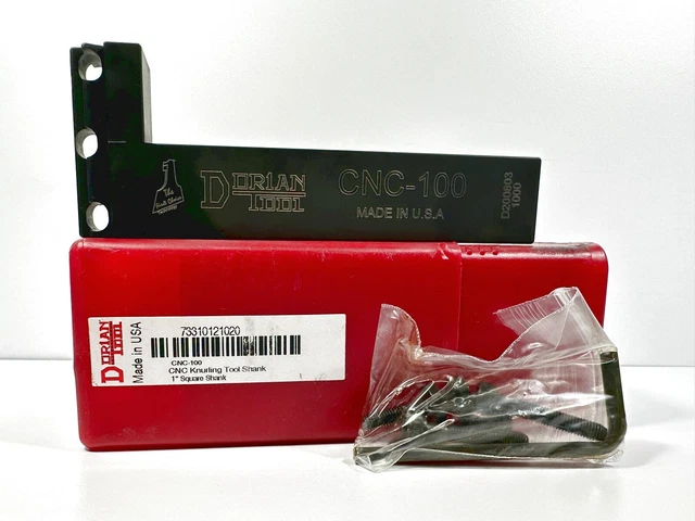 DORIAN CNC-100 New Lathe Knurling Tool Holder 1" Shank 1pc