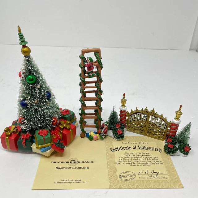 Thomas Kinkade: "North Pole Gate Accessory"