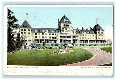 1906 View Of Hotel Champlain Plattsburgh New York NY Antique Postcard