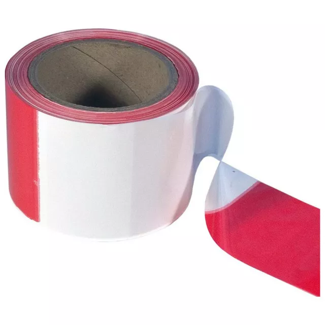 Pösamo Absperrband 80 mm rot/weiss a 500 m (Seile und Ketten Absperrbänder)