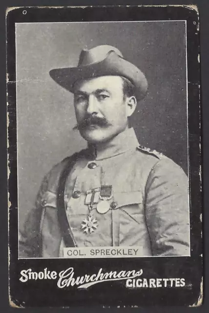 Churchman - Boer War Celebrities & Actresses - Col Spreckley