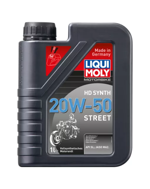 LIQUIMOLY Bote de aceite 1 L HD SYNT. 20W-50 STREET